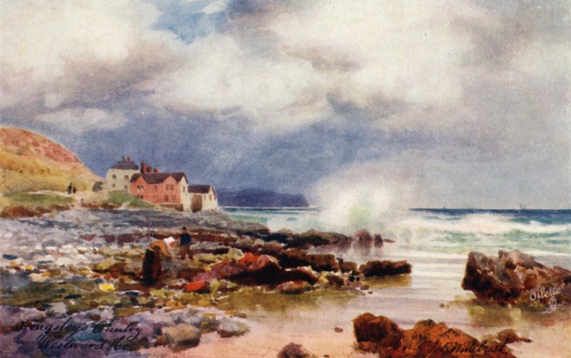 Plaża, Westward Ho! (kolorowa litografia) autorstwa Henry B. (after) Wimbush