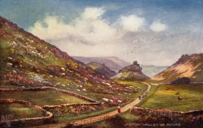 Dolina Skał (kolorowa litografia) autorstwa Henry B. (after) Wimbush