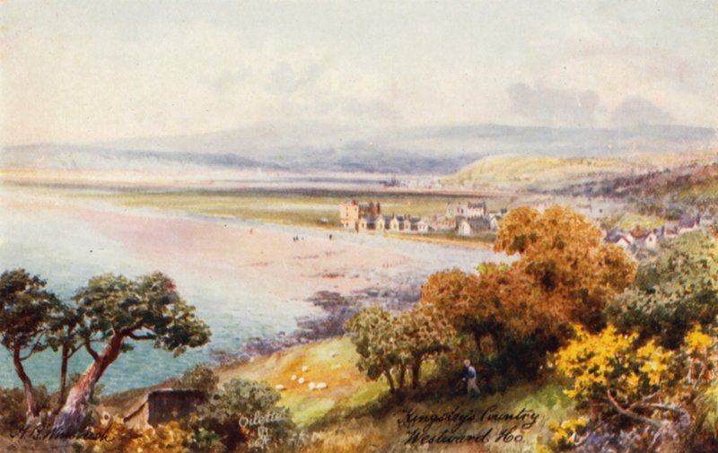Westward Ho! (kolorowa litografia) autorstwa Henry B. (after) Wimbush