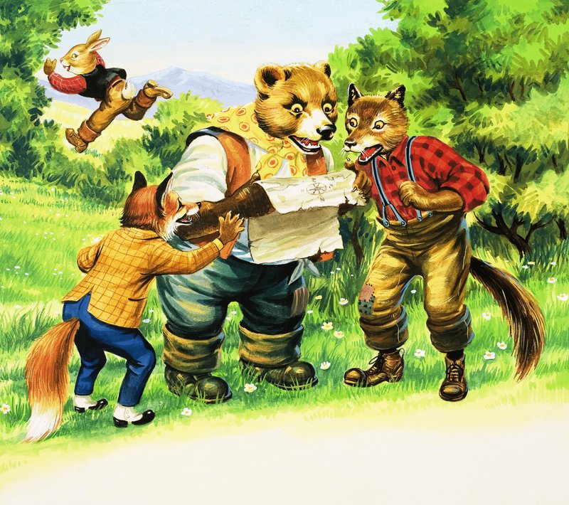 Брэр Rabbitpoli autorstwa Henry Charles Fox