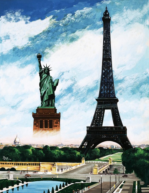 Kto zbudował Wieżę Eiffla Alexandre Gustave Eiffel autorstwa Henry Charles Fox
