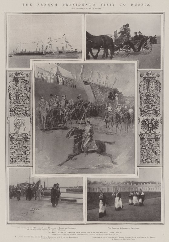 Wizyta prezydenta Francji w Rosji autorstwa Henry Charles Seppings Wright