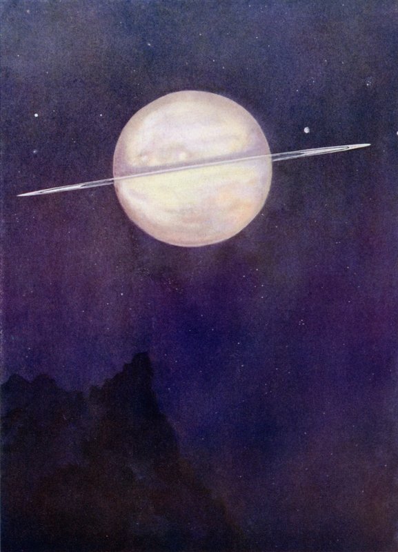 Planeta Saturn autorstwa Henry Charles Seppings Wright