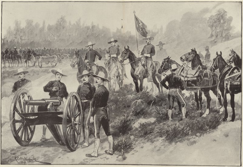 Wojna hiszpańsko-amerykańska autorstwa Henry Charles Seppings Wright