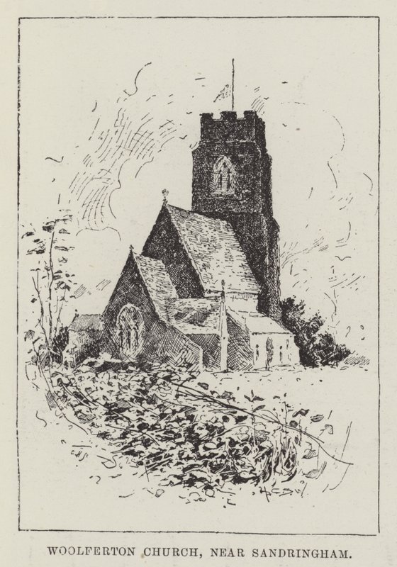 Kościół Woolferton, niedaleko Sandringham autorstwa Henry Charles Seppings Wright