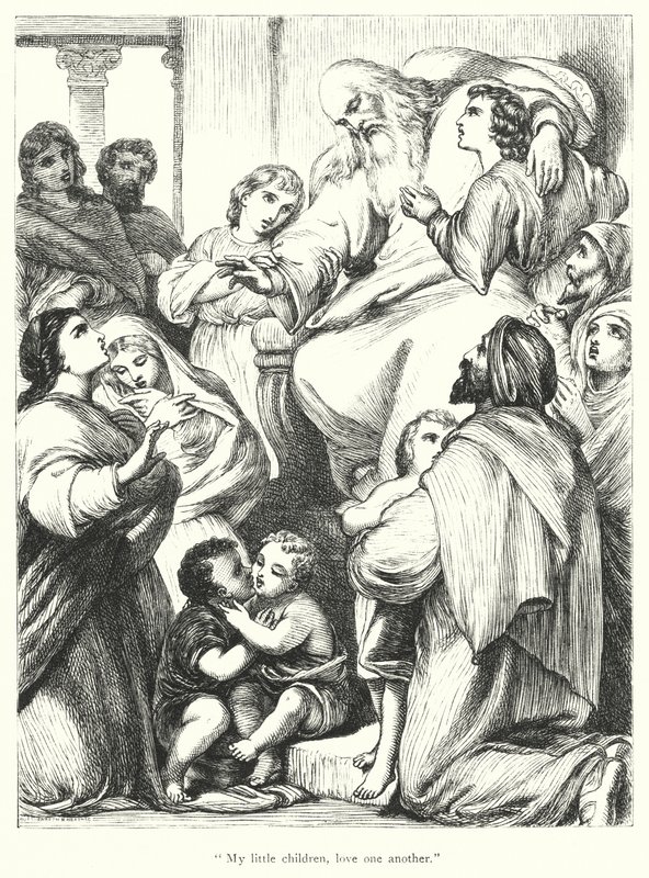 Apostoł Jan (rycina) autorstwa Henry Courtney (after) Selous