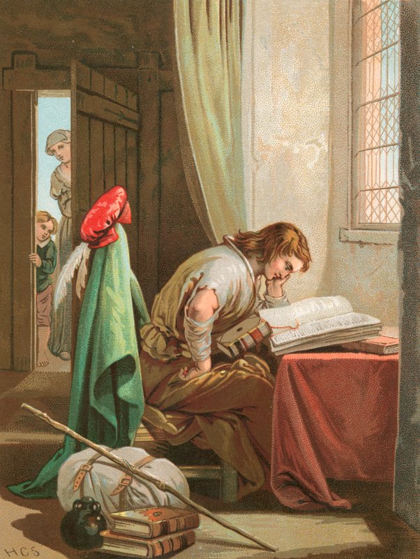 Chrześcijanin płacze i modli się autorstwa Henry Courtney Selous