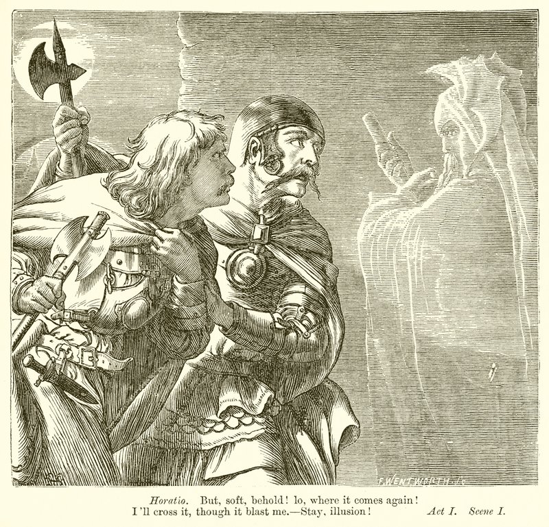 Hamlet autorstwa Henry Courtney Selous