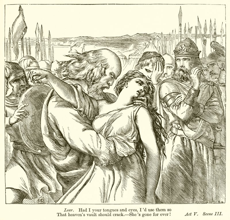 Król Lear autorstwa Henry Courtney Selous