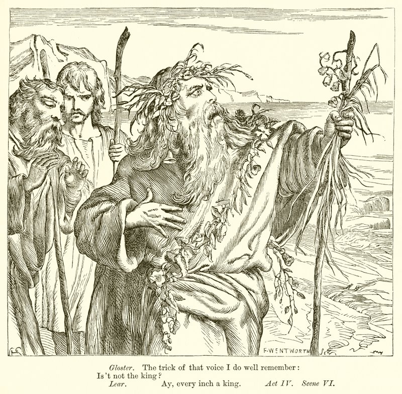 Król Lear autorstwa Henry Courtney Selous