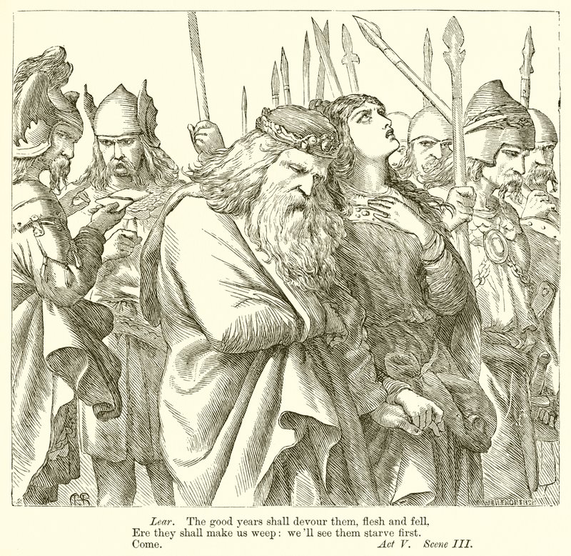 Król Lear autorstwa Henry Courtney Selous