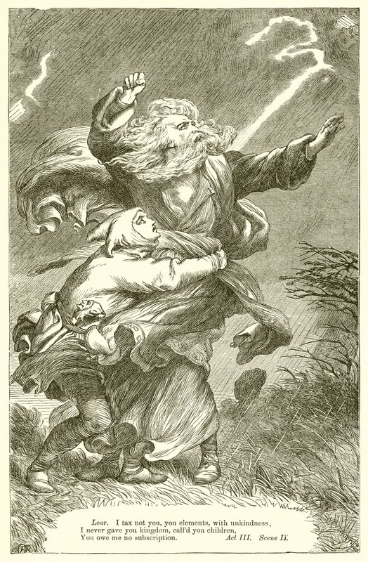 Król Lear autorstwa Henry Courtney Selous