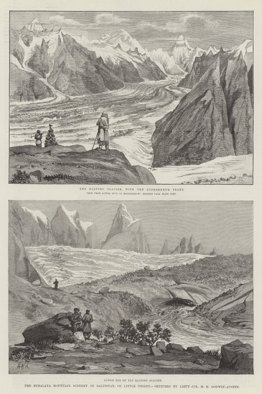 Himalajskie krajobrazy Baltistanu, czyli Małego Tybetu autorstwa Henry Haversham Godwin Austen