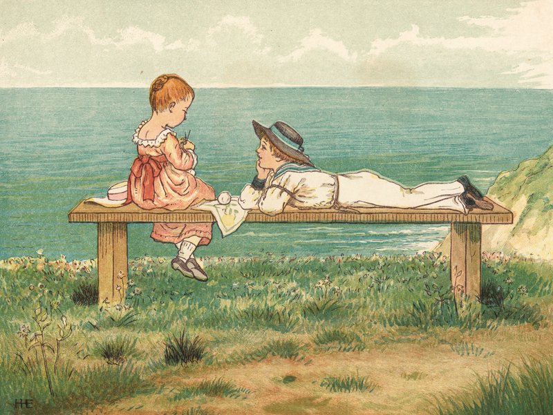 Fotel zakochanych (kolor lito) autorstwa Henry Hetherington Emmerson