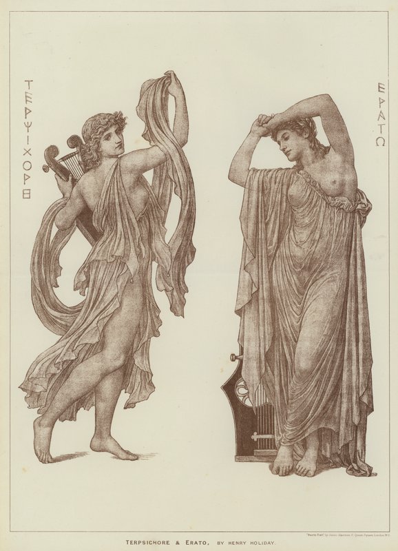Terpsichore i Erato, autorstwa Henry
