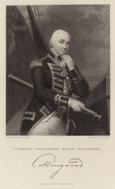 Portret Cuthberta Collingwooda autorstwa Henry Howard