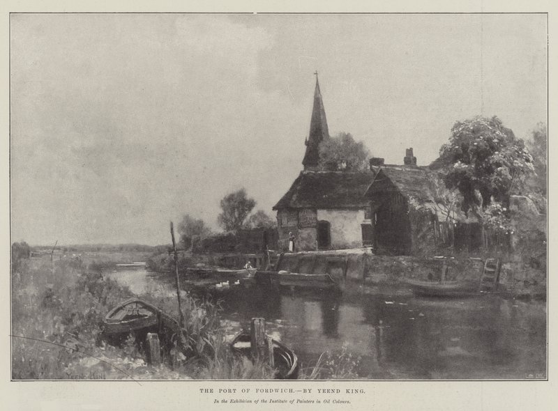 Port Fordwich autorstwa Henry John Yeend King