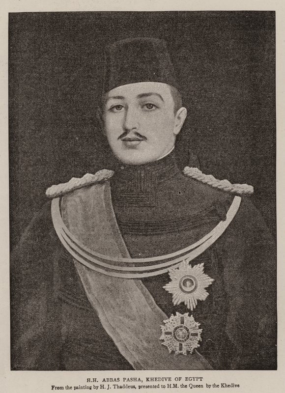 HH Abbas Pasha, Khedive of Egypt autorstwa Henry Jones Thaddeus