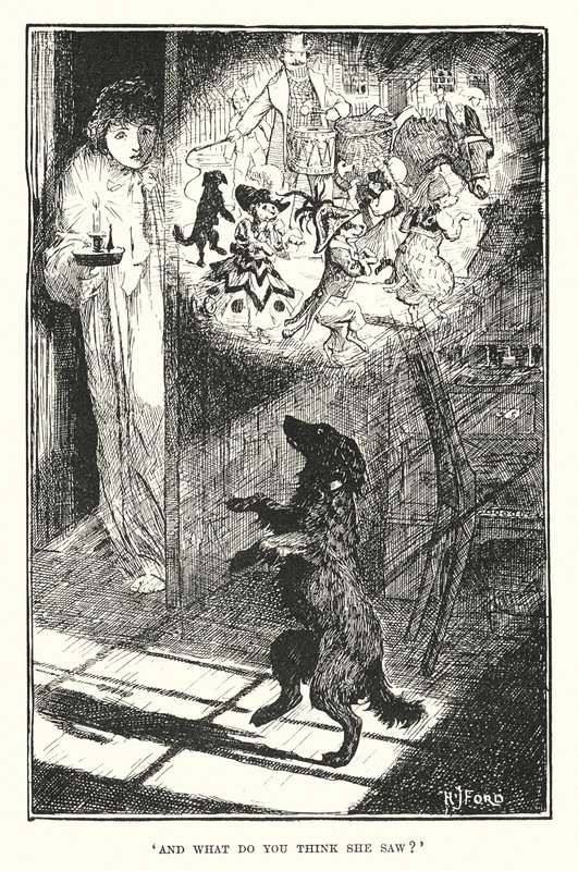 "Jak myślisz, co zobaczyła" (grawerunek) autorstwa Henry Justice Ford