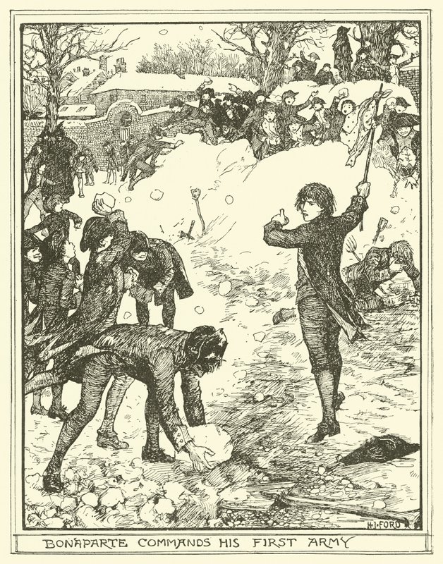 Bonaparte dowodzi swoją pierwszą armią autorstwa Henry Justice Ford
