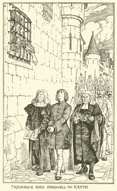 Frederick żegna się z Katte autorstwa Henry Justice Ford