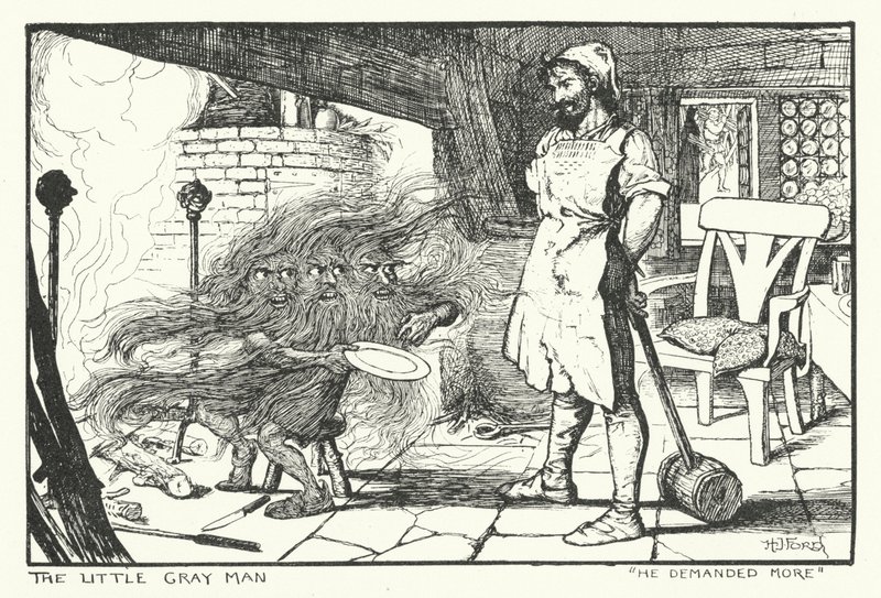 Domagał się więcej (grafika) autorstwa Henry Justice Ford