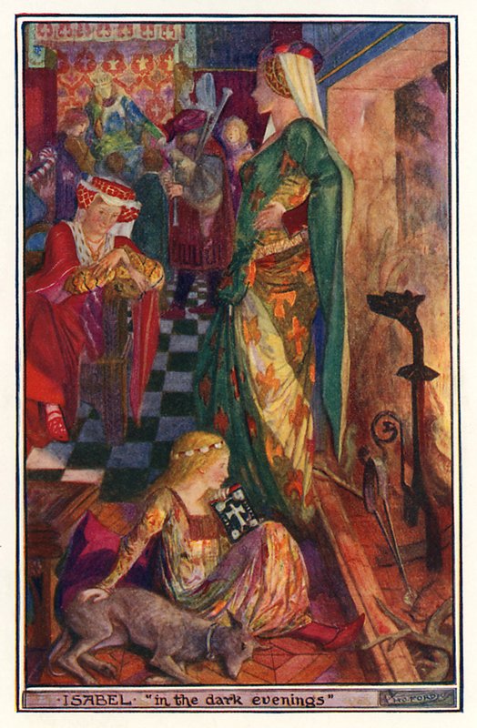 Isabel w ciemne wieczory autorstwa Henry Justice Ford