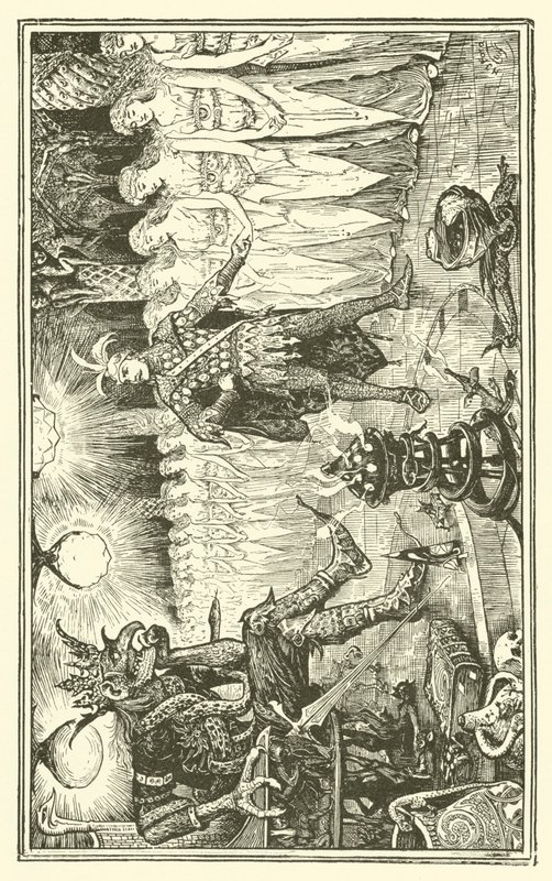 Król Kojata (grafika) autorstwa Henry Justice Ford
