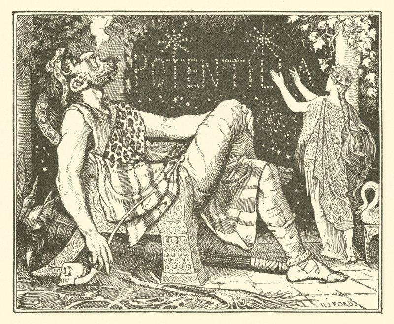 Książę Narcyz i Księżniczka Potentilla (grafika) autorstwa Henry Justice Ford