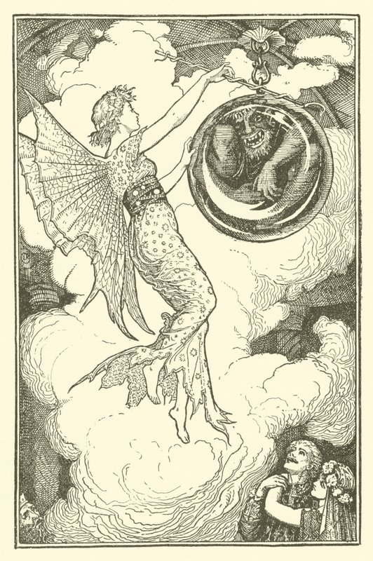 Książę Narcyz i Księżniczka Potentilla (grafika) autorstwa Henry Justice Ford
