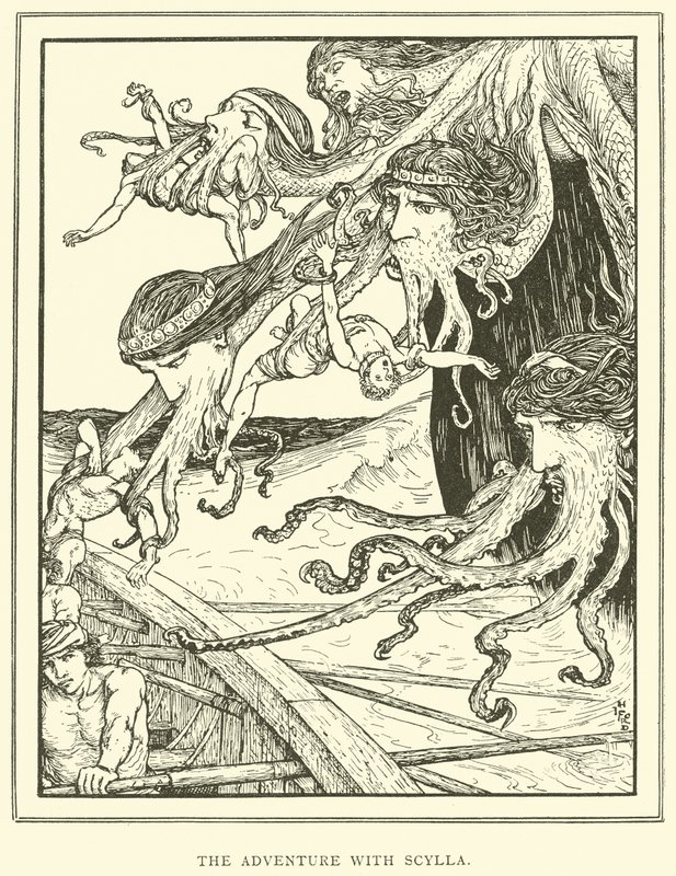 Przygoda ze Scylla autorstwa Henry Justice Ford