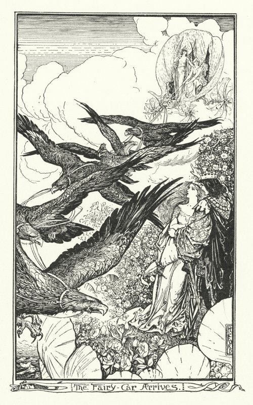 Wróżka przybywa (grawerunek) autorstwa Henry Justice Ford
