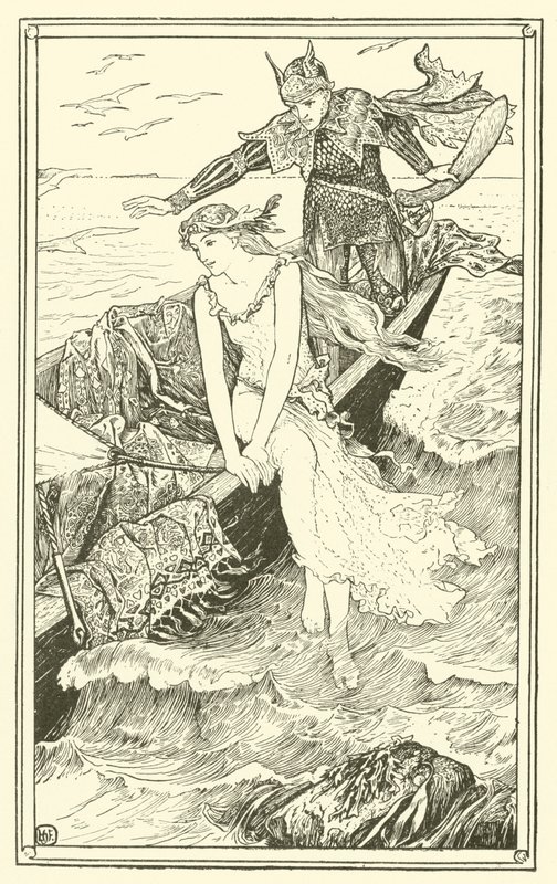 Złota Syrenka (rycina) autorstwa Henry Justice Ford