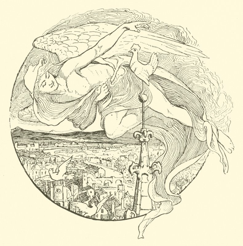 Pół-Laska (grawerowanie) autorstwa Henry Justice Ford