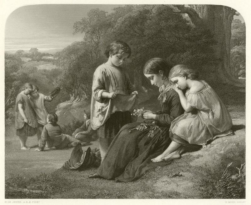 Kwiaty wiosenne autorstwa Henry Le Jeune