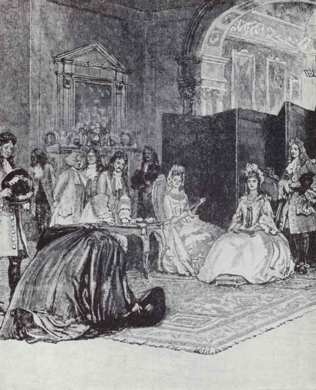 Biskup Burnet ogłasza przystąpienie królowej Anny autorstwa Henry Marriott (after) Paget