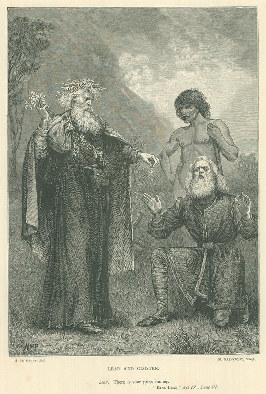 Ilustracja do Króla Leara autorstwa Henry Marriott Paget