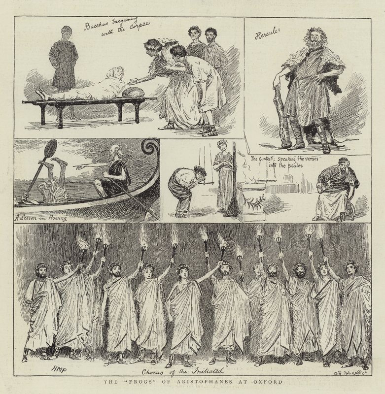 Żaby Arystofanesa w Oksfordzie autorstwa Henry Marriott Paget