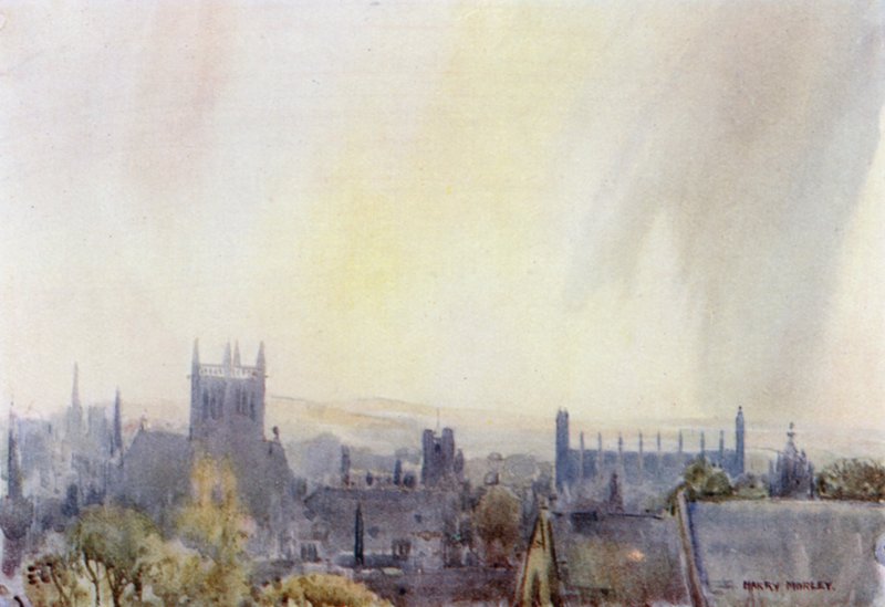 Dachy Cambridge autorstwa Henry Morley