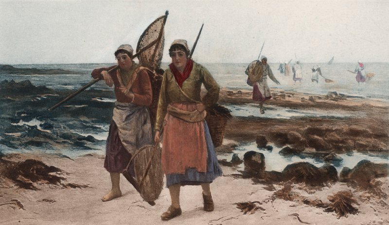 Powrót flisherwomen autorstwa Henry Mosler