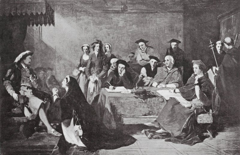 Proces Catherine Howard autorstwa Henry Nelson (after) O