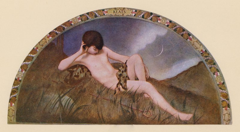 Endymion Keatsa (kolorowa litografia) autorstwa Henry Oliver Walker