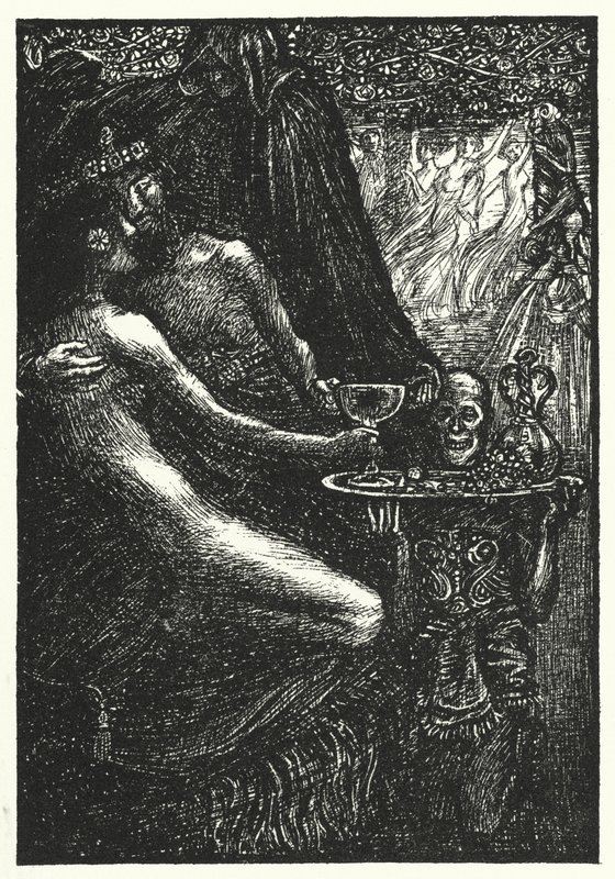 Wiersz Matthew Arnolda: Mycerinus (rycina) autorstwa Henry Ospovat