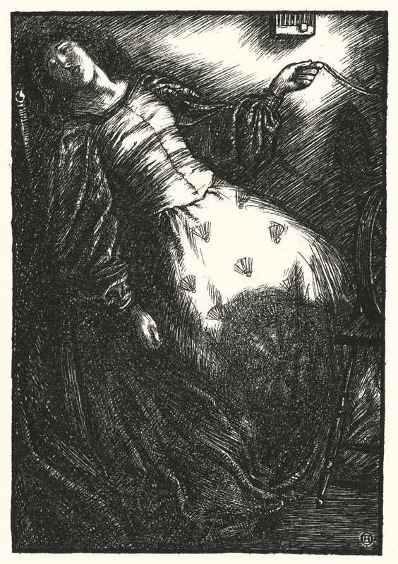 Wiersz Matthew Arnolda: Porzucony syren (rycina) autorstwa Henry Ospovat