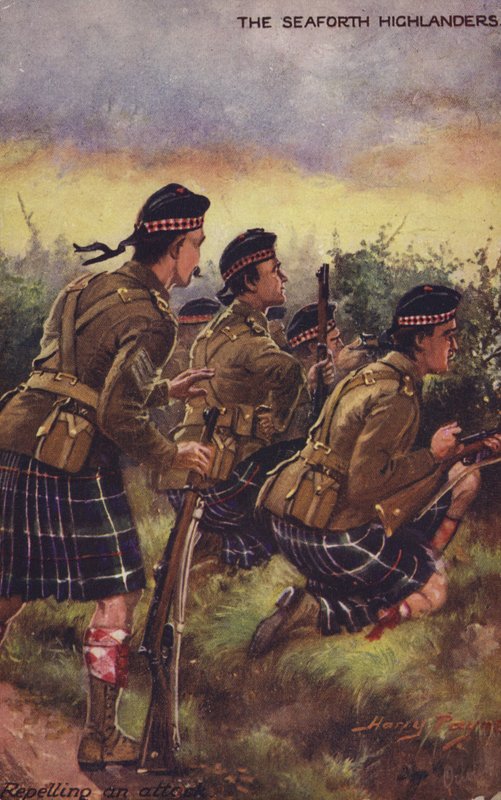 Górale z Seaforth autorstwa Henry Payne