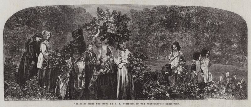 Majówka w domu na wystawie fotograficznej autorstwa Henry Peach Robinson