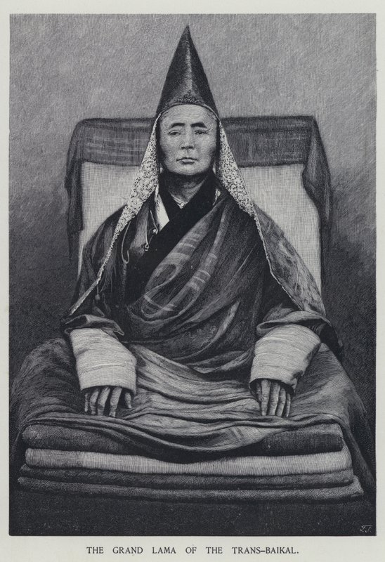 Wielki Lama Transbajkału (litos) autorstwa Henry Sandham