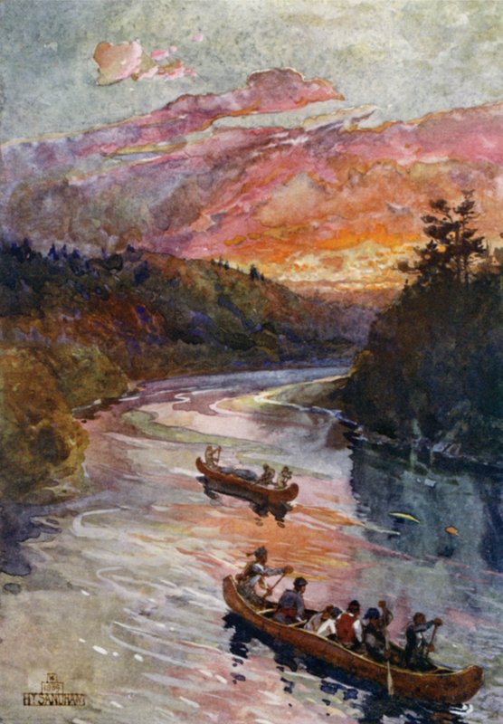 Rejs po słodkiej wodzie autorstwa Henry Sandham