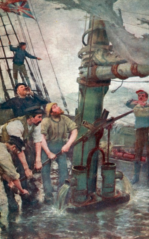 Wszystkie ręce do pomp (kolor lito) autorstwa Henry Scott Tuke