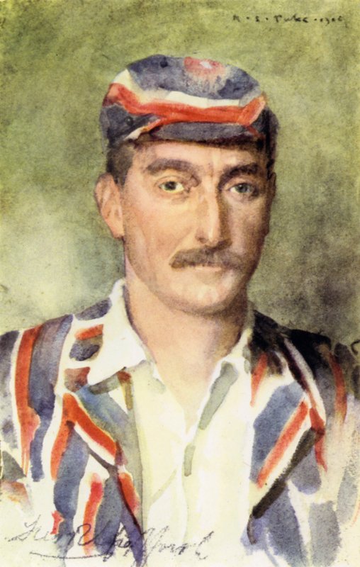 Frederick Robert „Fred” Spofforth, The Demon Bowler (kolor lito) autorstwa Henry Scott Tuke